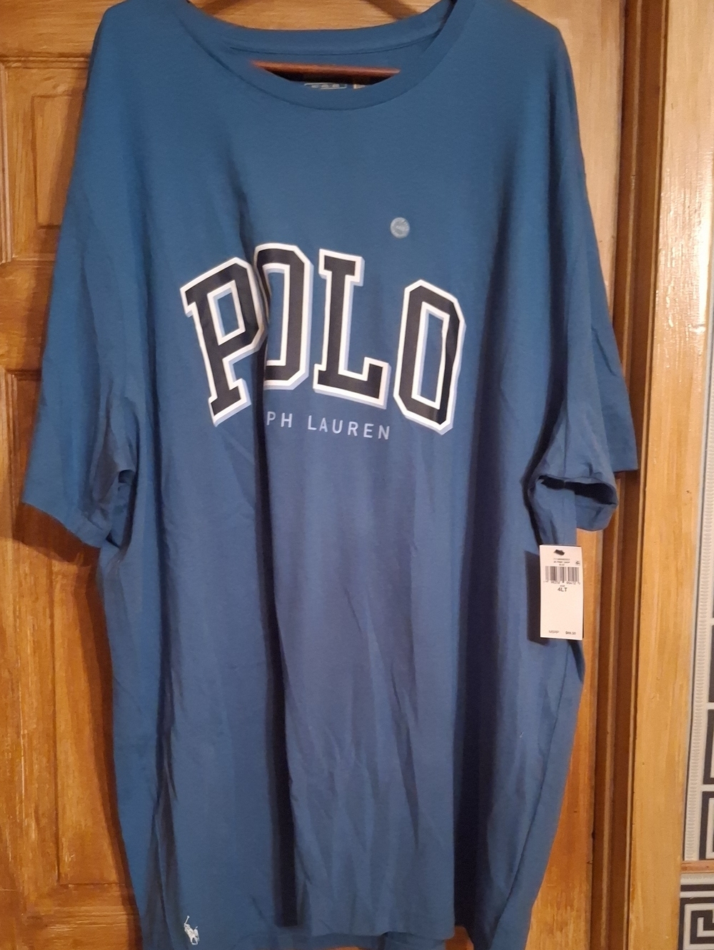 Polo by Ralph Lauren Teal-Blue 'POLO' Graphic Short-Sleeve Tee